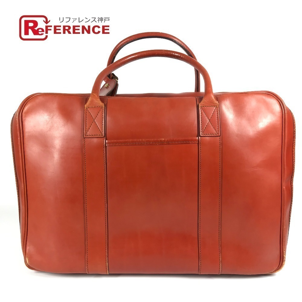 SWAINE ADENEY BRIGG bag travel Handbag duffel Burgundy Red